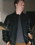 Declan Riordan The Christmas Pledge 2023 David Michael Reardon Black Leather Jacket