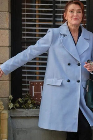 Ginnie Lawton Film Dial S For Santa 2023 Lynda Boyd Blue Coat