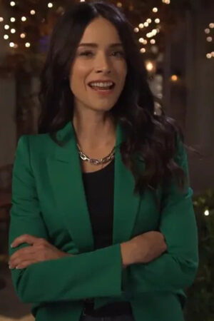 Julia Mariano Tv Series Extended Family 2023 Abigail Spencer Green Blazer