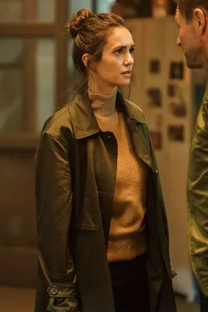 Kate The Bricklayer 2024 Nina Dobrev Trench Coat.