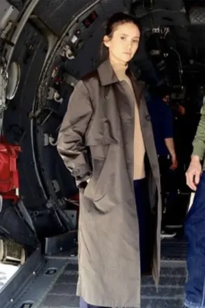 Kate The Bricklayer 2024 Nina Dobrev Trench Coat