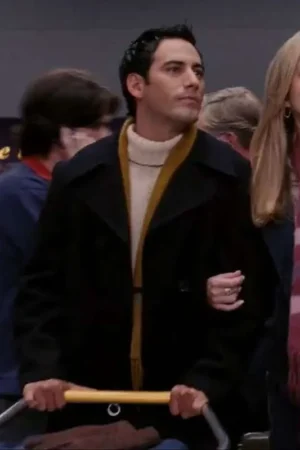 René Lavan Christmas With The Kranks Black Wool Coat