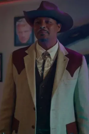 Terrence Howard Showdown At The Grand Movie 2023 George Fuller White Blazer