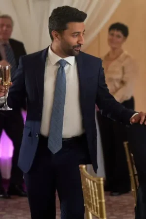 Adil Zaidi The Wedding Contract 2023 Movie Nick Blue Blazer