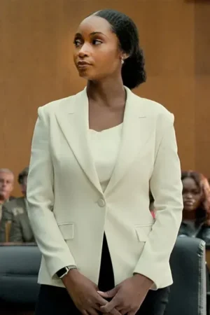 Andrea Freemann The Lincoln Lawyer S02 Yaya Dacosta White Blazer
