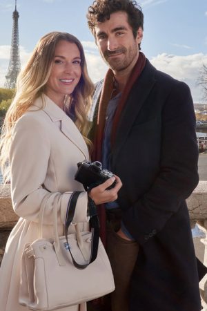 Anna Tv-movie A Paris Proposal 2023 Alexa Penavega Belted Coat