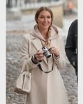 Anna Tv-movie A Paris Proposal 2023 Alexa Penavega White Belted Coat