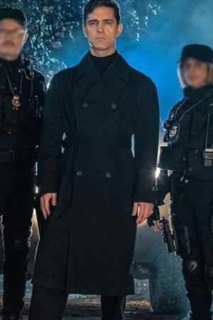 Berlin Tv Series Pedro Alonso Black Trench Coat