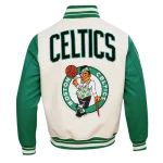 Boston Celtics Retro Classic Wool Varsity Jacket.