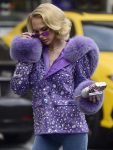 Christine-Quinn-Purple-Jewel-Embellished-Jacket