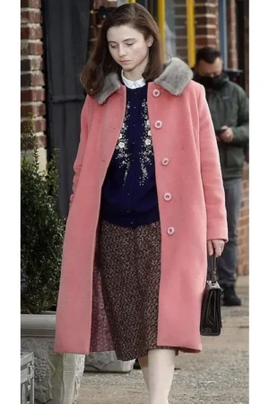 Eileen 2023 Thomasin Mckenzie Pink Coat