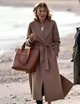 Eve Best Maryland 2024 Tv Series Rosaline Brown Long Trench Coat