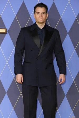 Film Argylle 2024 Henry Cavill Blue Suit