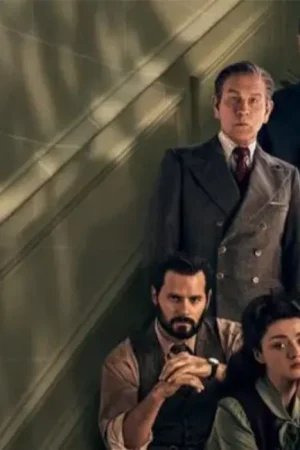 John Malkovich The New Look Tv Series 2024 Lucien Lelong Grey Peacoat.