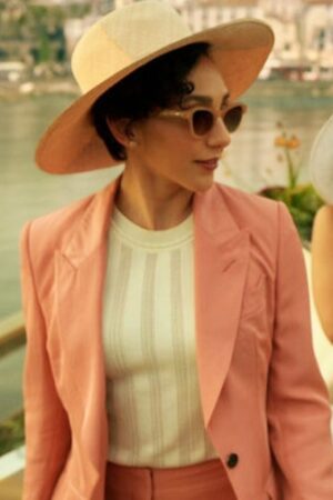 Lauren Patten Tv Series Death And Other Details 2024 Anna’s Pink Blazer