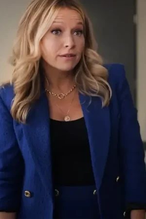 Lorna Crane Tv Series The Lincoln Lawyer S02 Blue Wool Coat.