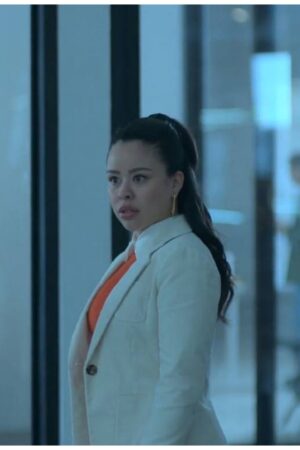 Mariana Adams Foster Series Good Trouble S05 Cierra Ramirez White Blazer