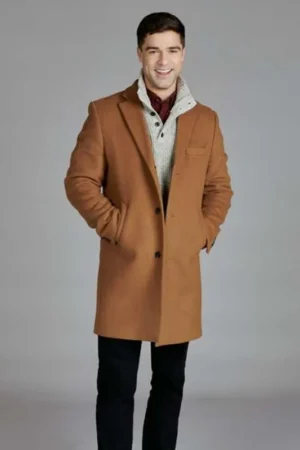Markian Tarasiuk Welcome To Valentine 2023 George Kessler Brown Wool Coat