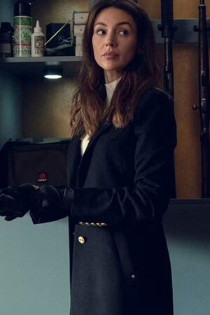 Maya Stern Tv Series Fool Me Once 2024 Michelle Keegan Black Coat