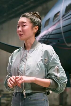 Mi-sun Film Lift 2024 Yun Jee Kim Cropped Bomber Jacket