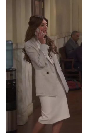 Olivia Moore Tv Series Night Court S02 India De Beaufort Grey Blazer.