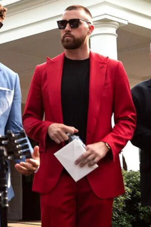 Red Travis Kelce Suit