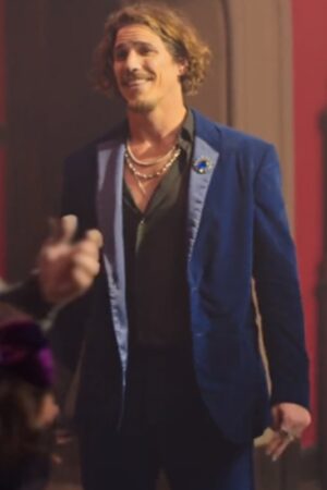 Romulo Arantes Neto Movie A Vampire In The Family 2023 Blue Suit