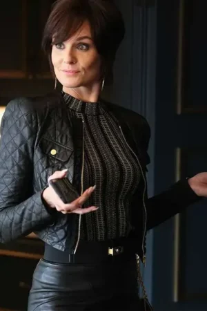 Sarah Wayne Tv Series The Company You Keep S01 Birdie Nicoletti Black Leather Jacket
