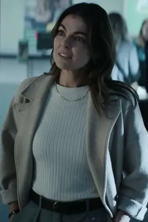 Serinda Swan Tv Series Reacher S02 Karla Dixon Wool Trench Coat