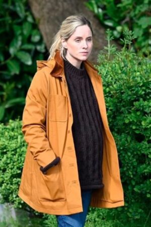 Sophie Rundle Tv Series After The Flood 2024 Pc Joanna Marshall Brown Hooded Jacket
