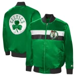 The Ambassador Boston Celtics Green Satin Jacket