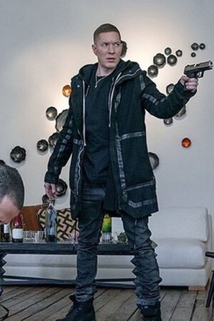 Tommy Egan Tv Series Power Book Iv Force Joseph Sikora Black Cotton Coat With Hood