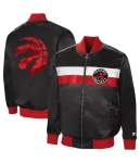 Toronto Raptors Starter Bomber Black Jacket