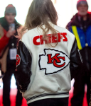 Travis Kelce Girlfriend Taylor Swift Kansas City Chiefs Jacket.