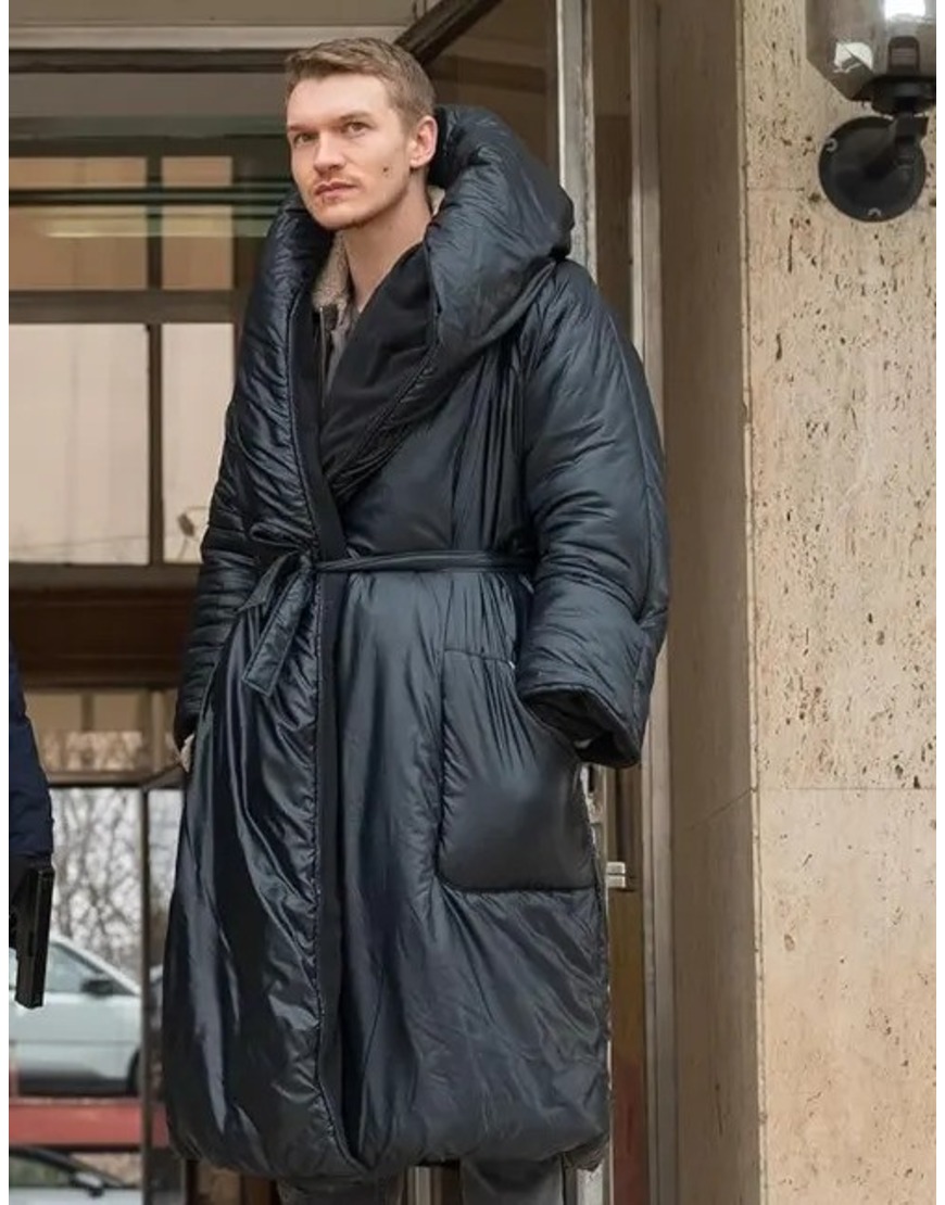Baxter Film April X 2024 Connor Storrie Black Long Coat Baxter Film April X 2024 Connor Storrie Black Long Coat