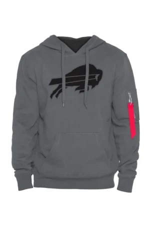 Buffalo Bills X Alpha X New Era Grey Hoodie