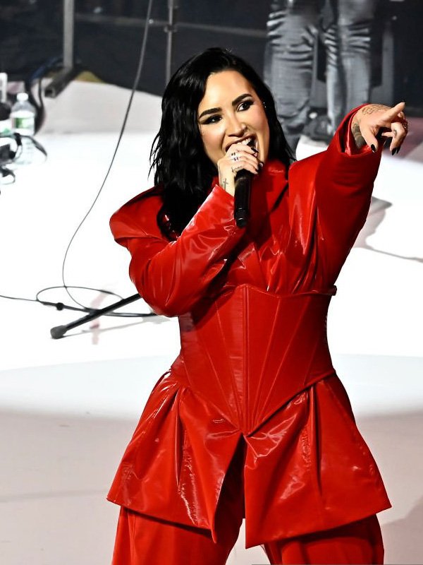 Demi Lovato Red Heart Attack Jacket