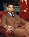 Eddie Halstead Tv Series The Gentlemen 2024 Theo James Brown Suit.