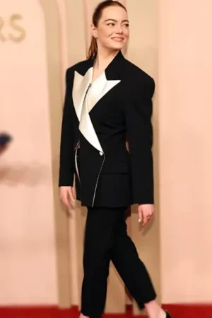 Emma Stone The Annual Oscars Nominees Luncheon 2024 Blazer