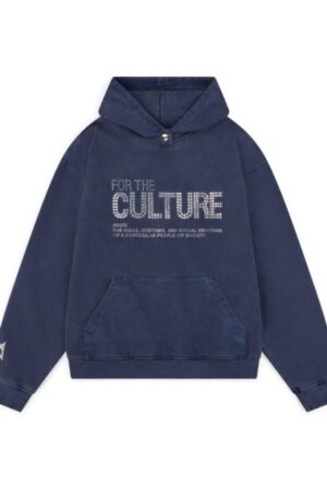 For The Culture Crystal Navy Blue Hoodie