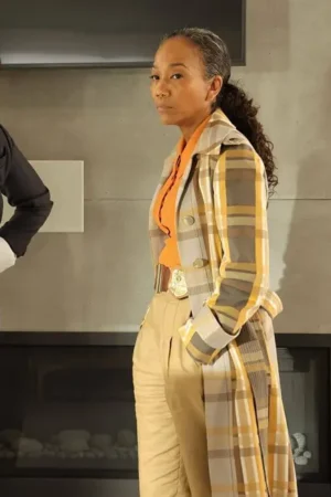 Iantha Richardson Tv Series Will Trent Faith Mitchell Trench Coat.