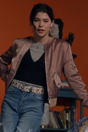 Melissa O’neil Tv Series The Rookie S04 Lucy Chen Pink Bomber Jacket