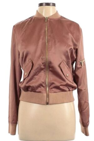 Melissa O’neil Tv Series The Rookie S04 Lucy Chen Pink Bomber Jacket.
