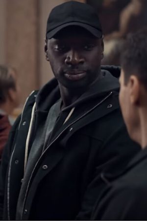 Omar Sy Lupin S01 Assane Black Coat,