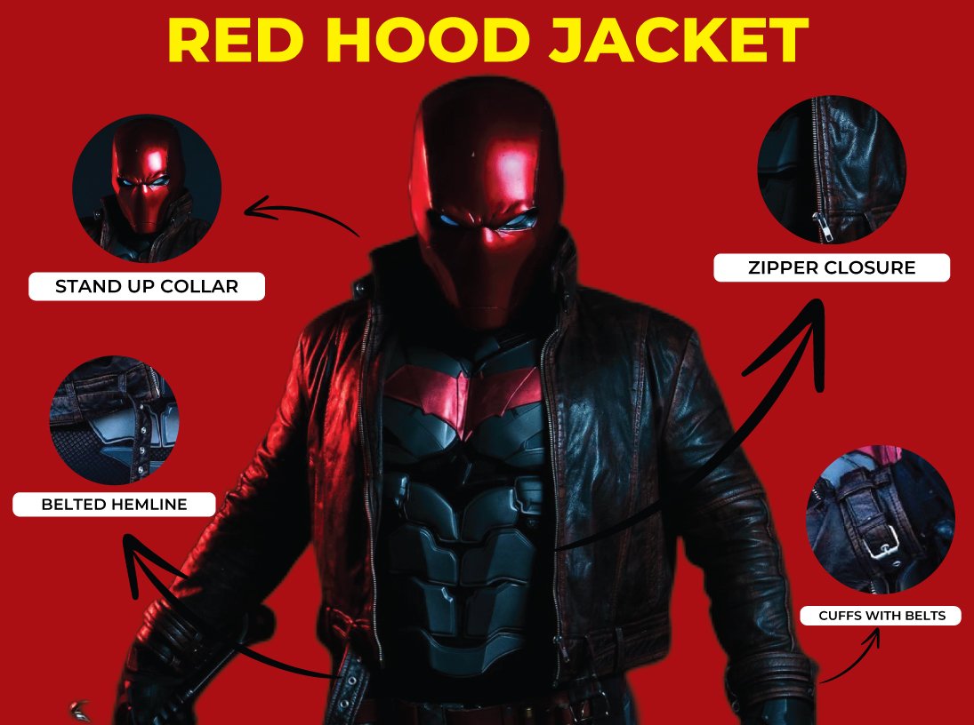 Red Hood Cosplay Jacket