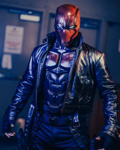 Red Hood Leather Jacket