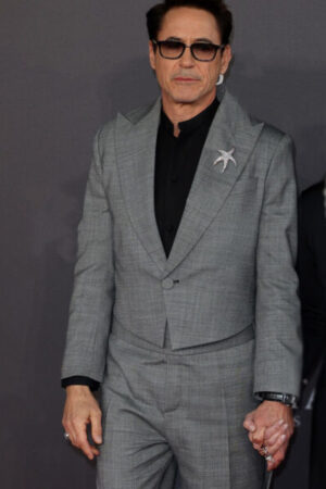 Robert Downey Jr. Ee Bafta Film Awards 2024 Grey Tail Coat