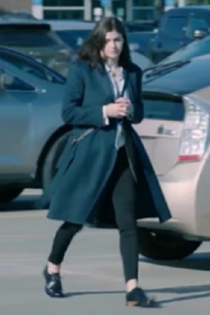 Rowan Fielding Anne Rice’s Mayfair Witches 2023 Alexandra Daddario Blue Coat.
