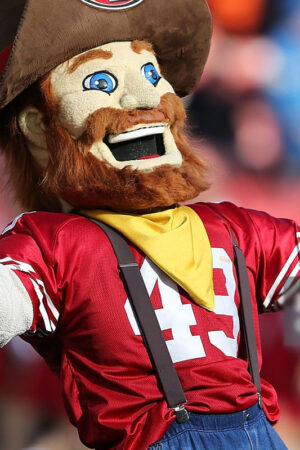 San Francisco 49ers Mascot Red T Shirt