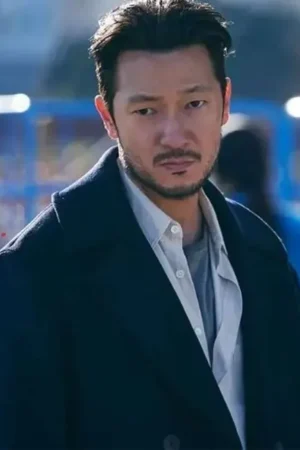 Son Suk-ku Tv Series A Killer Paradox 2024 Jang Nan-gam Black Wool Trench Coat